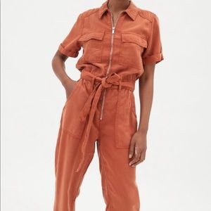 UO Victory Zip-Front Coverall Jumpsuit Size L